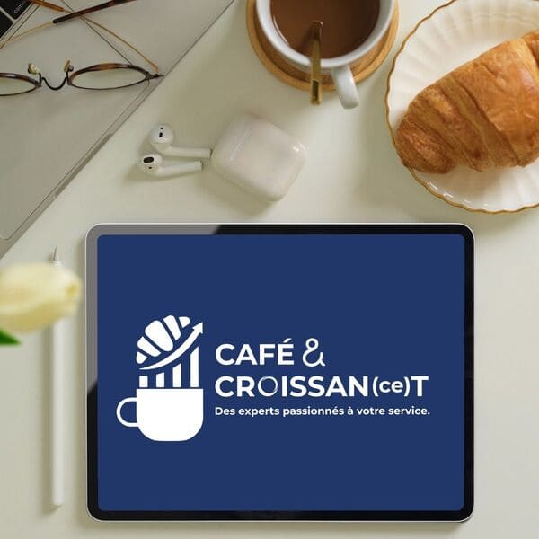 Création logo café croissan(t)